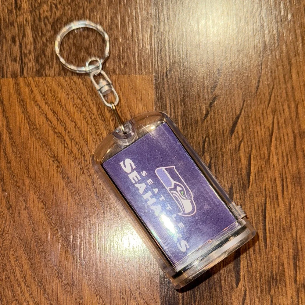 Lot of Seattle Seahawks Football Keychains (set of 7)
